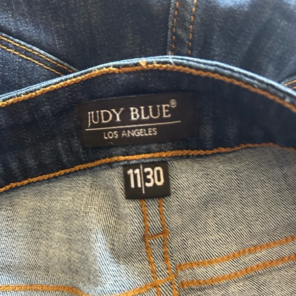Dark Blue Denim Jeans - Picture 3 of 4